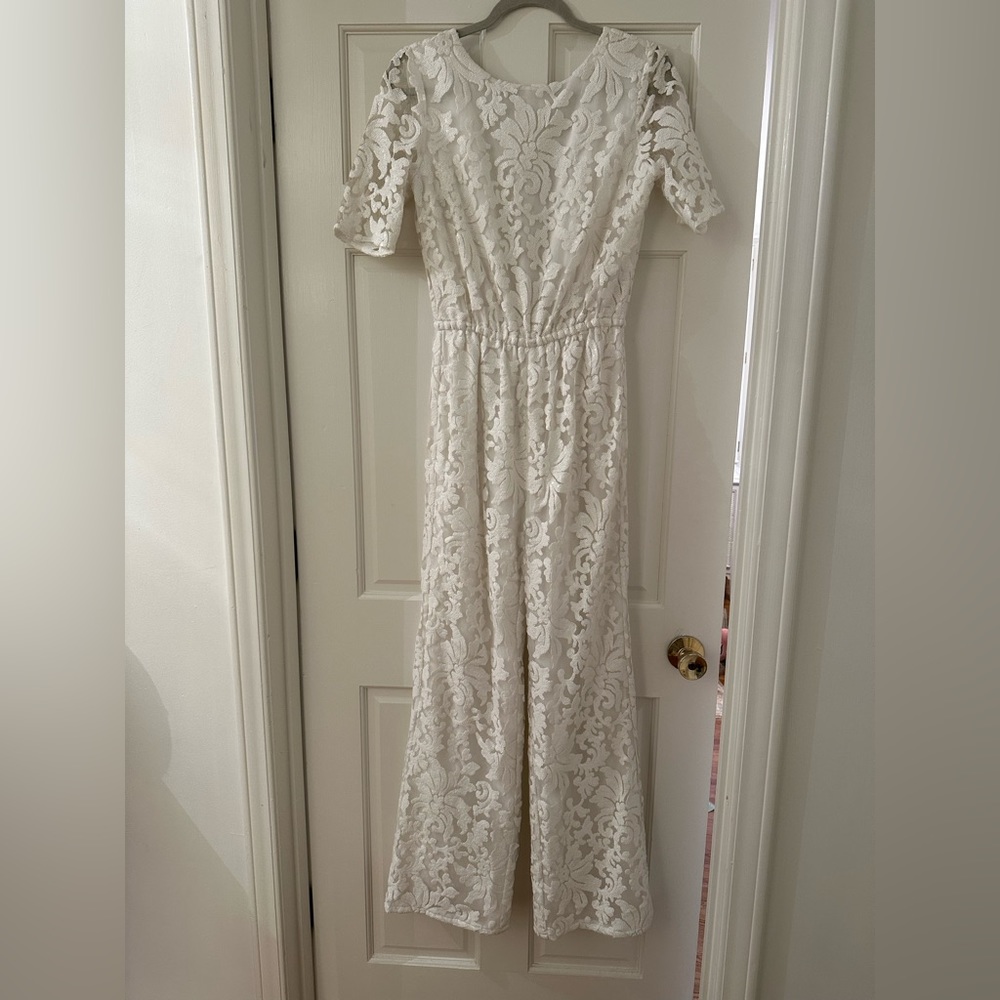 Diane Von Furstenburg Bridal Jumpsuit